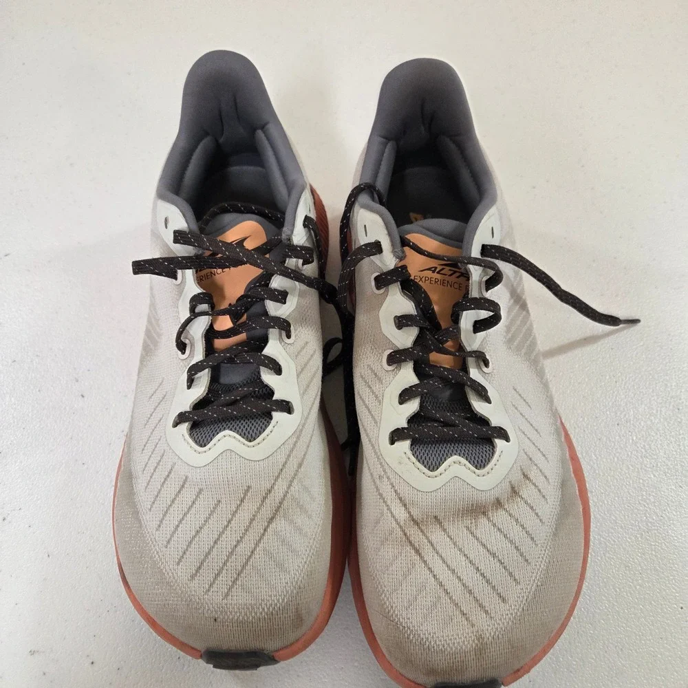 Altra Experience Form Mens 10.5 Running Shoes Gray Orange AL0A85NT280 Stability